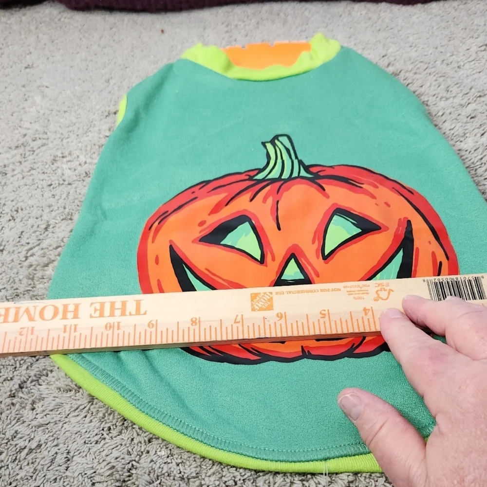 Dog & Cat Pumpkin Sweatshirt - M